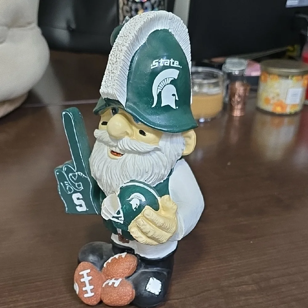 MSU Spartans Gnome (Go Green)